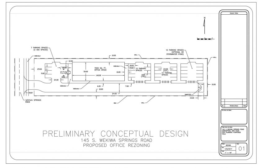 145 S Wekiwa Springs Rd Concept Plan