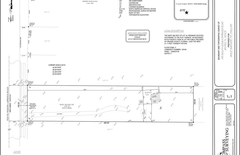 145 S Wekiwa Springs Rd Survey